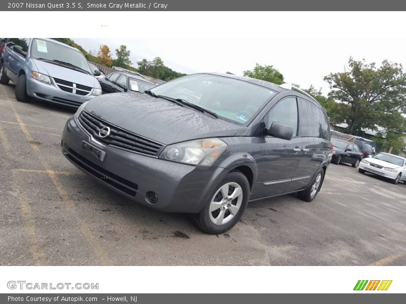 Smoke Gray Metallic / Gray 2007 Nissan Quest 3.5 S