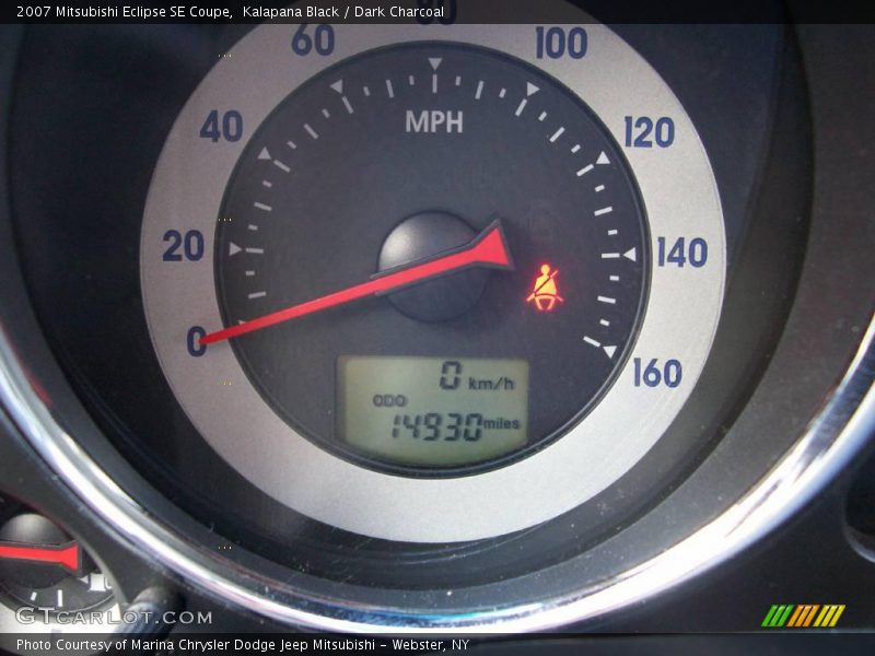 Kalapana Black / Dark Charcoal 2007 Mitsubishi Eclipse SE Coupe