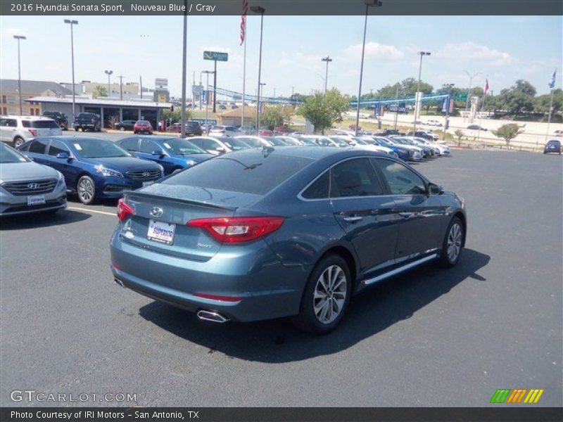 Nouveau Blue / Gray 2016 Hyundai Sonata Sport