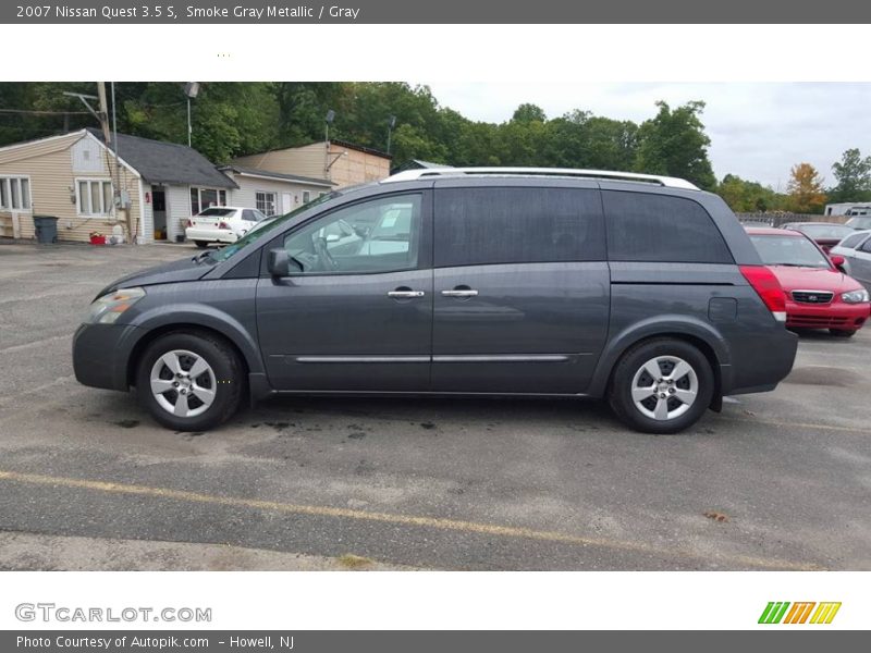 Smoke Gray Metallic / Gray 2007 Nissan Quest 3.5 S