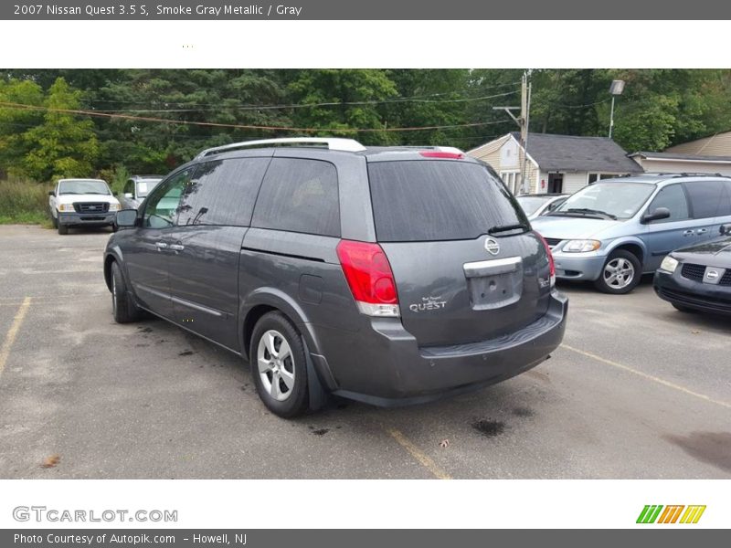 Smoke Gray Metallic / Gray 2007 Nissan Quest 3.5 S