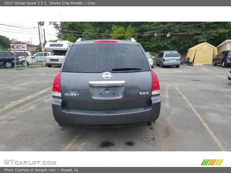Smoke Gray Metallic / Gray 2007 Nissan Quest 3.5 S