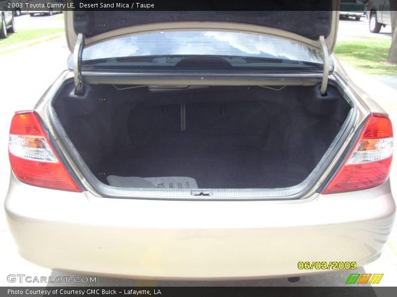 Desert Sand Mica / Taupe 2003 Toyota Camry LE