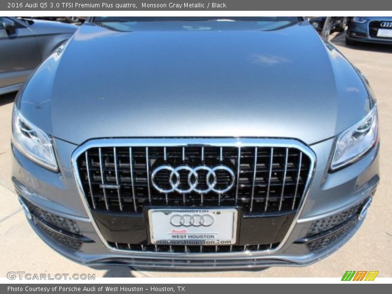 Monsoon Gray Metallic / Black 2016 Audi Q5 3.0 TFSI Premium Plus quattro