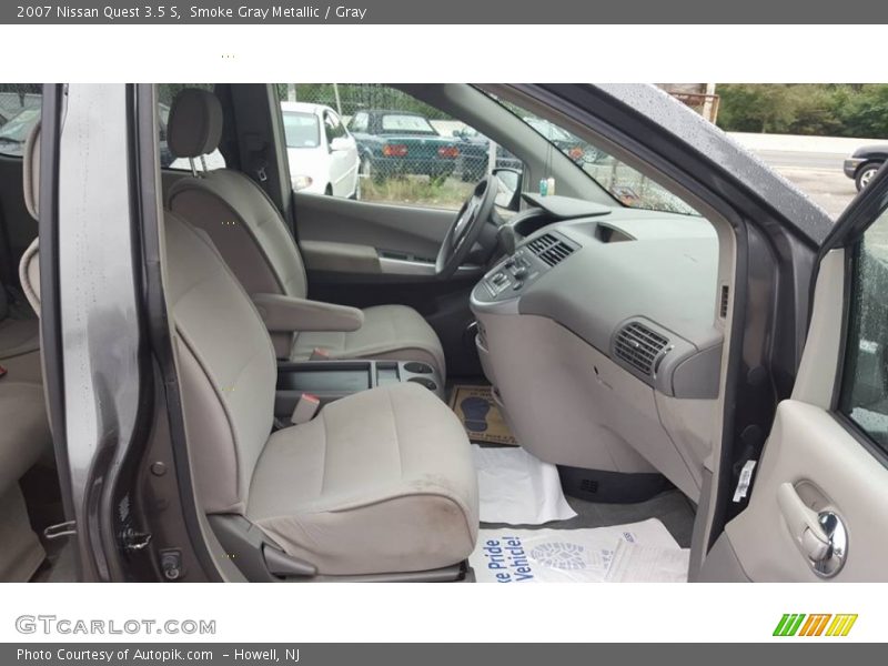 Smoke Gray Metallic / Gray 2007 Nissan Quest 3.5 S