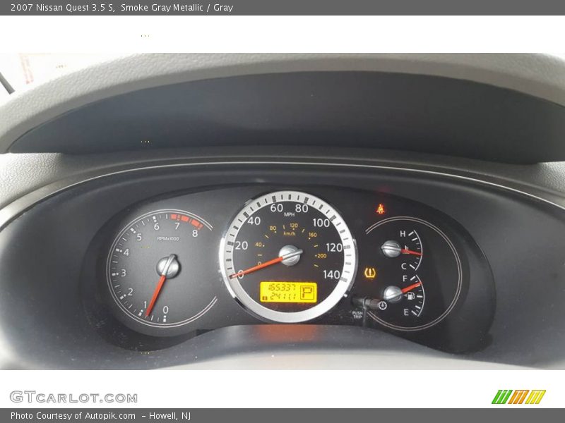 Smoke Gray Metallic / Gray 2007 Nissan Quest 3.5 S