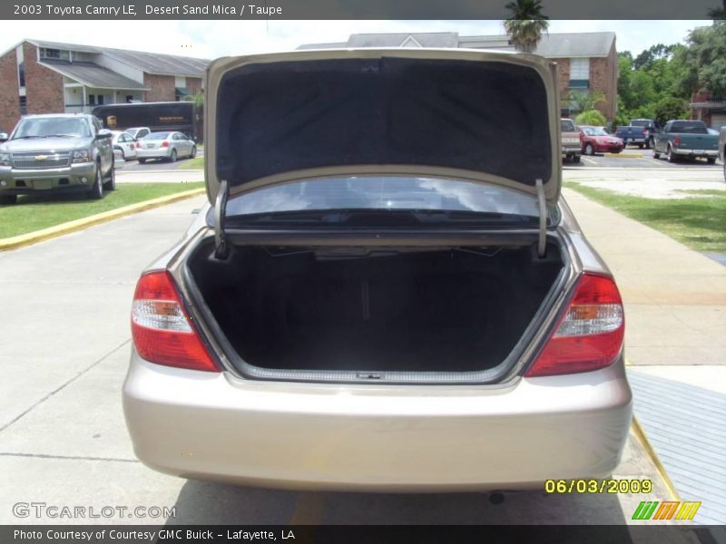 Desert Sand Mica / Taupe 2003 Toyota Camry LE