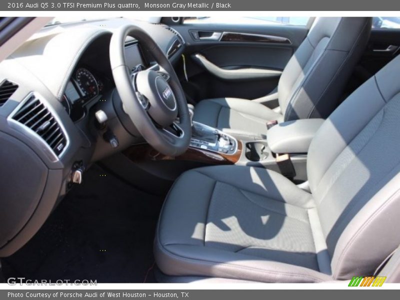 Monsoon Gray Metallic / Black 2016 Audi Q5 3.0 TFSI Premium Plus quattro