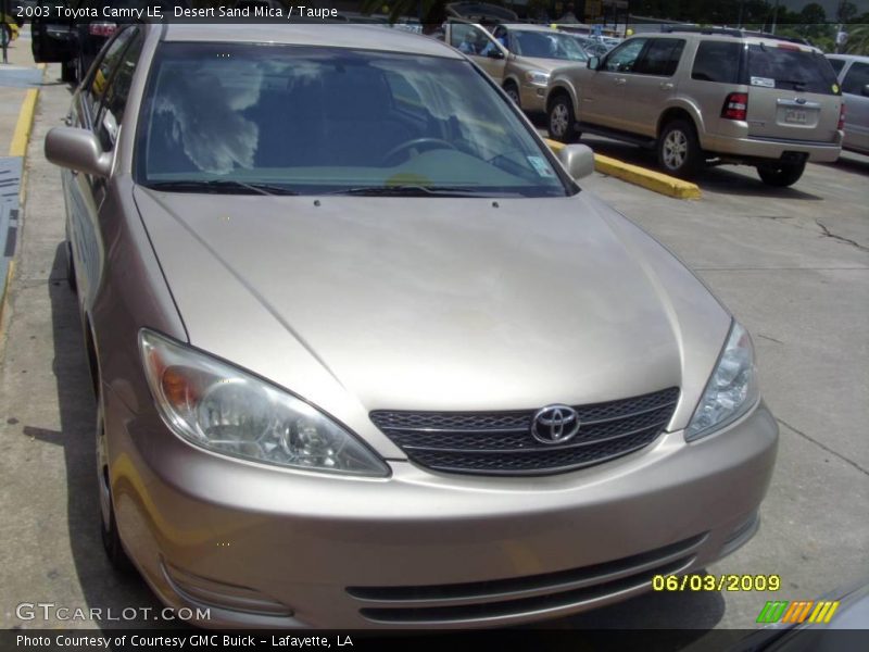 Desert Sand Mica / Taupe 2003 Toyota Camry LE
