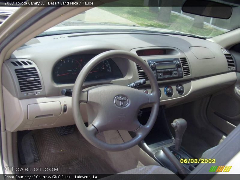 Desert Sand Mica / Taupe 2003 Toyota Camry LE