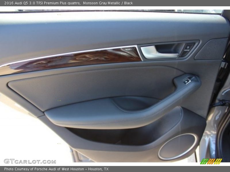 Monsoon Gray Metallic / Black 2016 Audi Q5 3.0 TFSI Premium Plus quattro