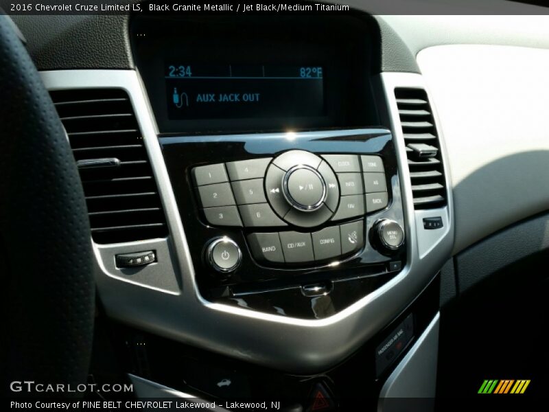 Black Granite Metallic / Jet Black/Medium Titanium 2016 Chevrolet Cruze Limited LS