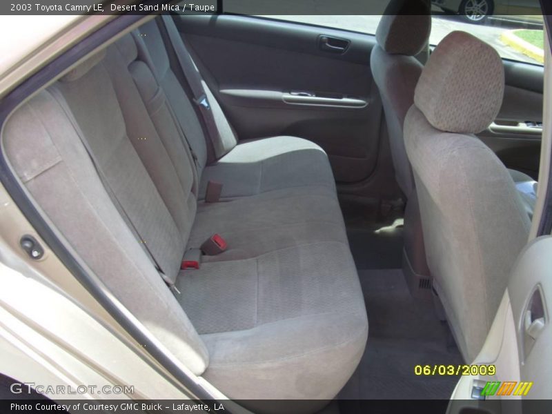 Desert Sand Mica / Taupe 2003 Toyota Camry LE