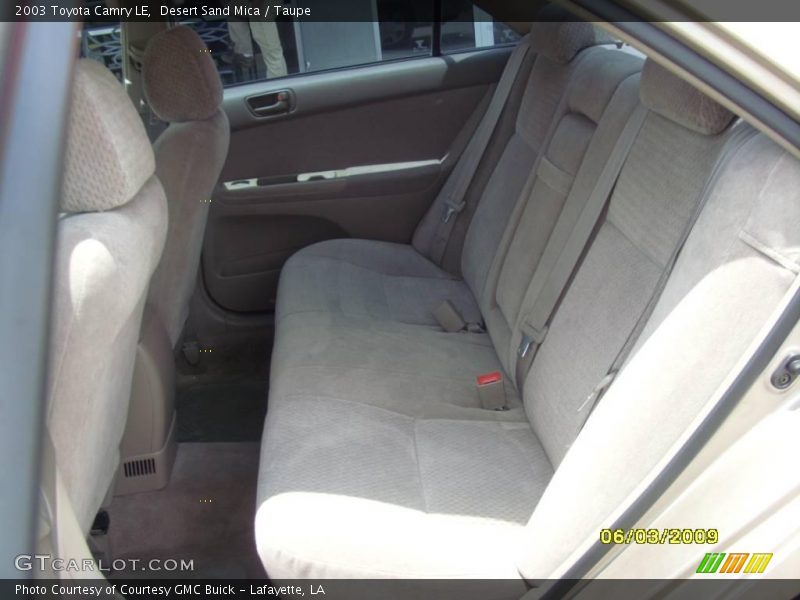 Desert Sand Mica / Taupe 2003 Toyota Camry LE