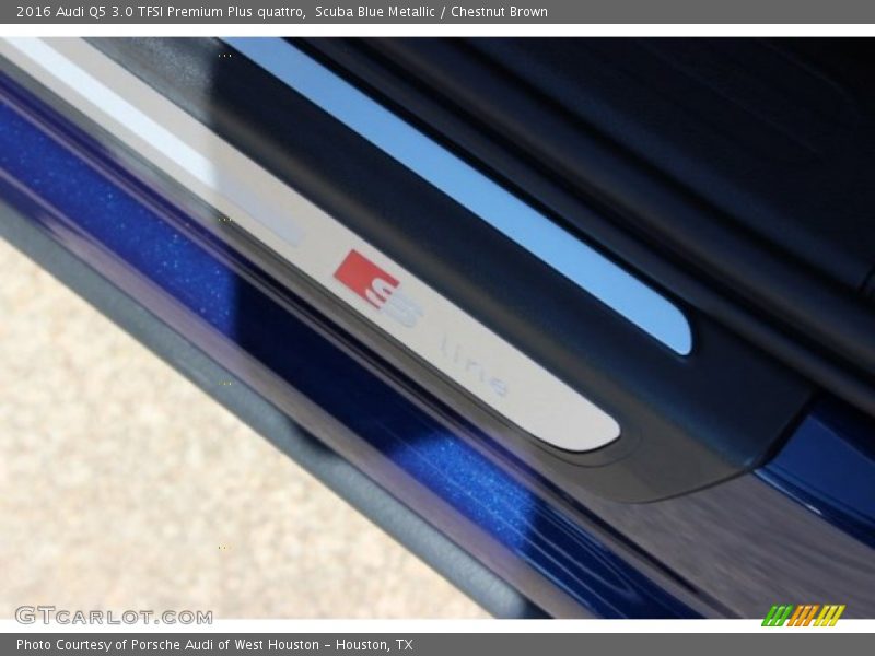 Scuba Blue Metallic / Chestnut Brown 2016 Audi Q5 3.0 TFSI Premium Plus quattro