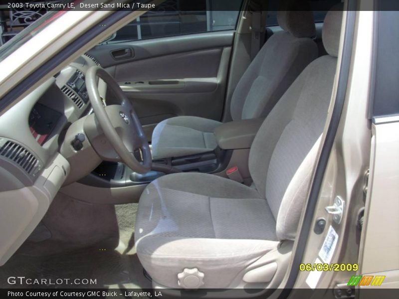 Desert Sand Mica / Taupe 2003 Toyota Camry LE