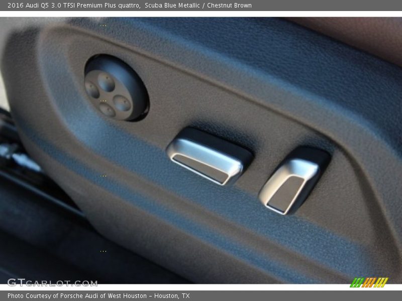 Scuba Blue Metallic / Chestnut Brown 2016 Audi Q5 3.0 TFSI Premium Plus quattro