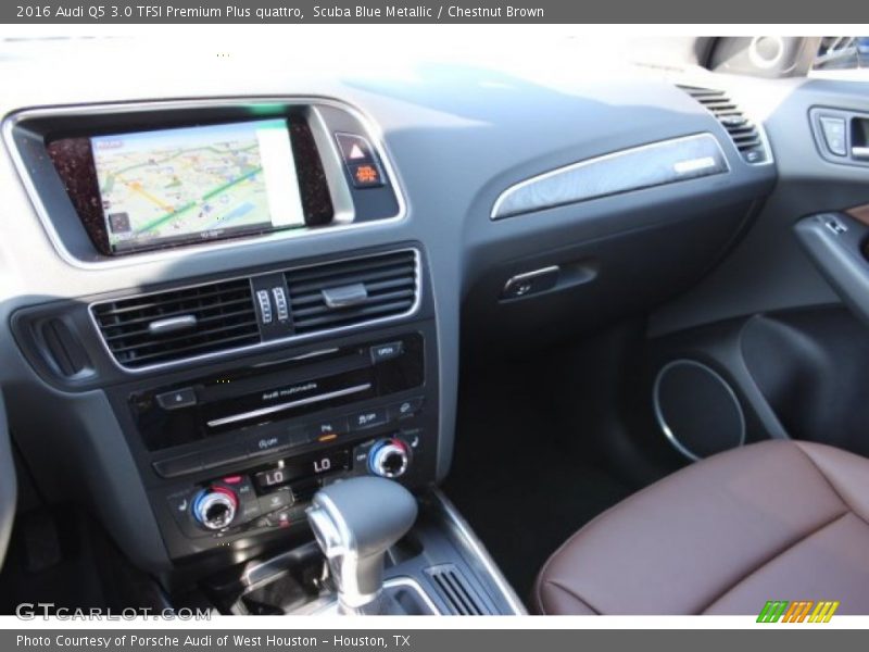 Scuba Blue Metallic / Chestnut Brown 2016 Audi Q5 3.0 TFSI Premium Plus quattro