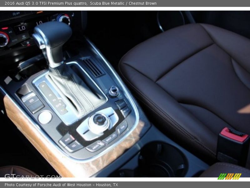 Scuba Blue Metallic / Chestnut Brown 2016 Audi Q5 3.0 TFSI Premium Plus quattro