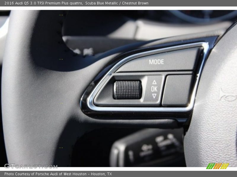 Scuba Blue Metallic / Chestnut Brown 2016 Audi Q5 3.0 TFSI Premium Plus quattro