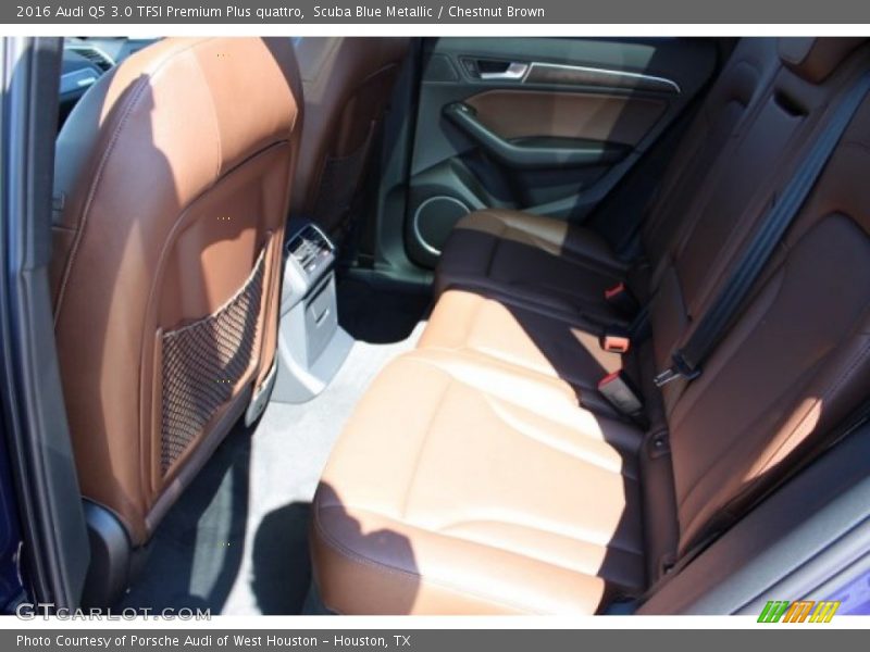 Scuba Blue Metallic / Chestnut Brown 2016 Audi Q5 3.0 TFSI Premium Plus quattro