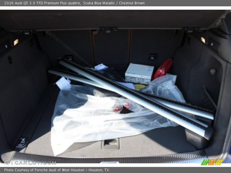 Scuba Blue Metallic / Chestnut Brown 2016 Audi Q5 3.0 TFSI Premium Plus quattro