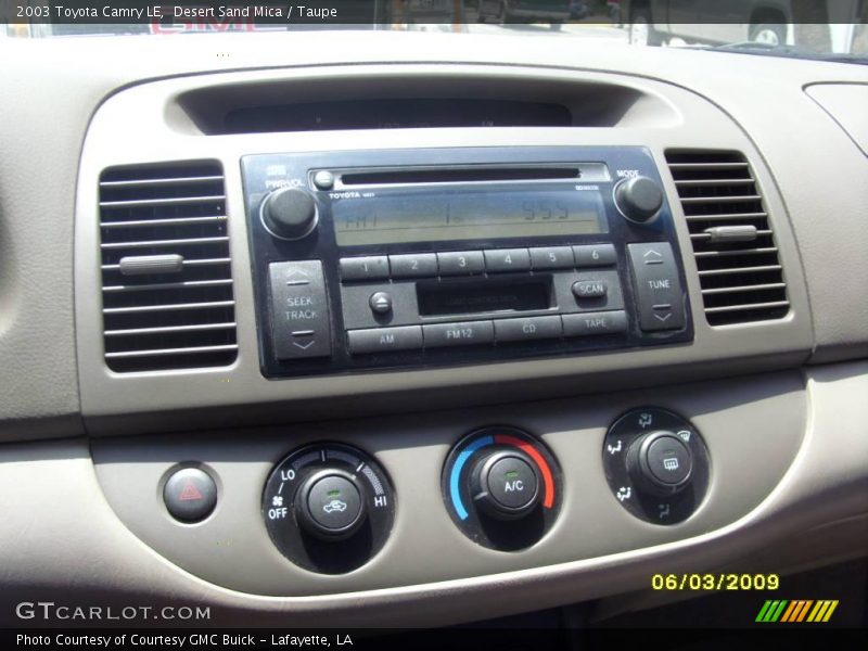 Desert Sand Mica / Taupe 2003 Toyota Camry LE