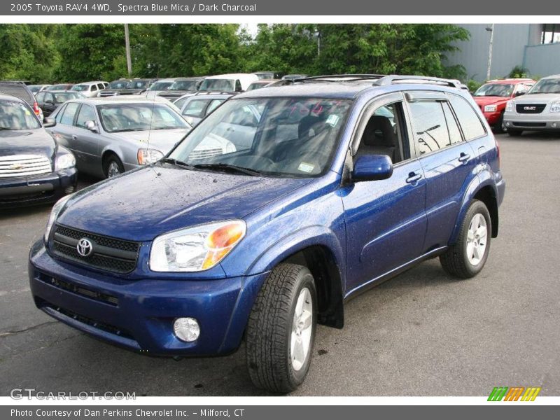 Spectra Blue Mica / Dark Charcoal 2005 Toyota RAV4 4WD