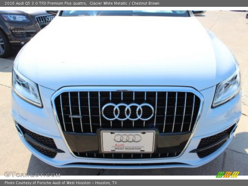 Glacier White Metallic / Chestnut Brown 2016 Audi Q5 3.0 TFSI Premium Plus quattro