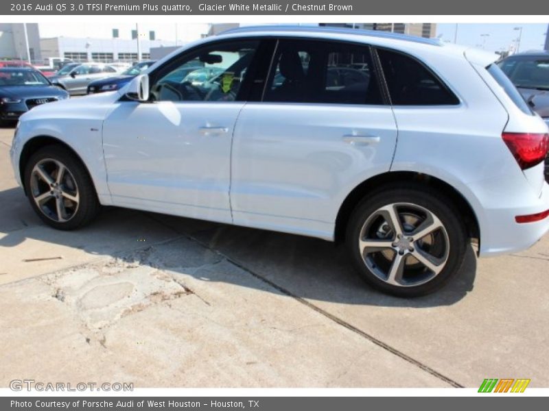 Glacier White Metallic / Chestnut Brown 2016 Audi Q5 3.0 TFSI Premium Plus quattro