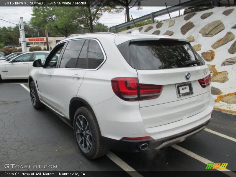 Alpine White / Mocha 2016 BMW X5 xDrive35i
