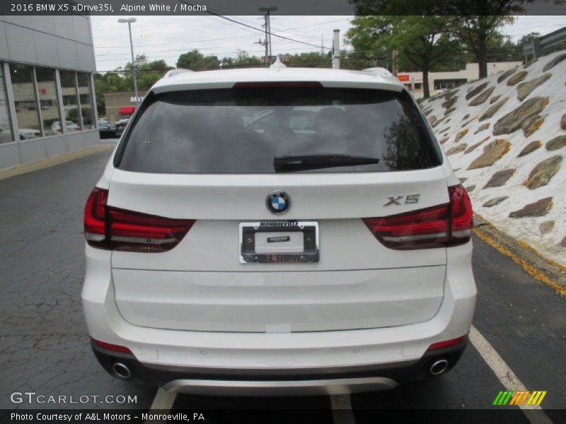 Alpine White / Mocha 2016 BMW X5 xDrive35i