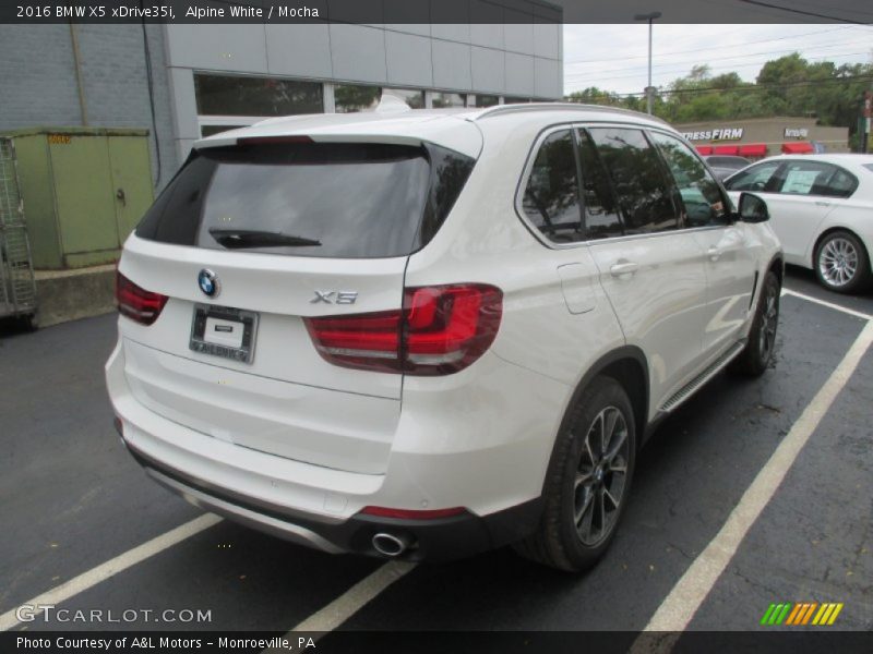 Alpine White / Mocha 2016 BMW X5 xDrive35i