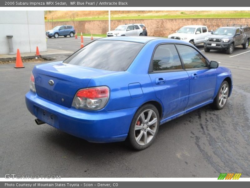 WR Blue Pearl / Anthracite Black 2006 Subaru Impreza WRX Sedan