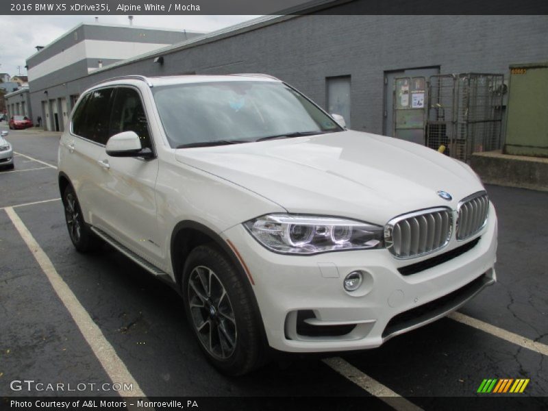 Alpine White / Mocha 2016 BMW X5 xDrive35i