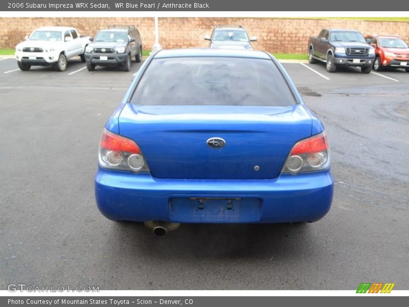 WR Blue Pearl / Anthracite Black 2006 Subaru Impreza WRX Sedan