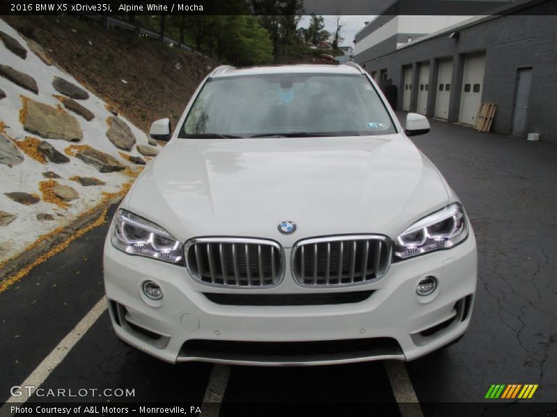Alpine White / Mocha 2016 BMW X5 xDrive35i