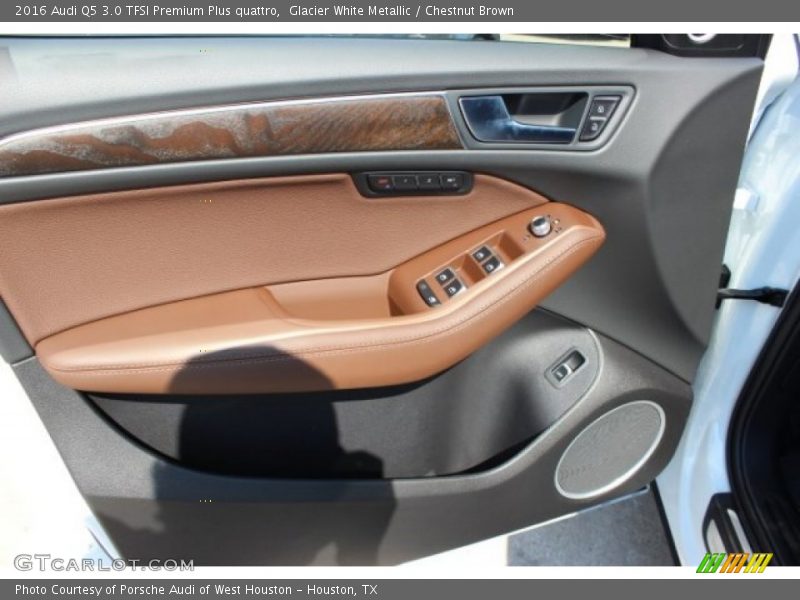 Glacier White Metallic / Chestnut Brown 2016 Audi Q5 3.0 TFSI Premium Plus quattro