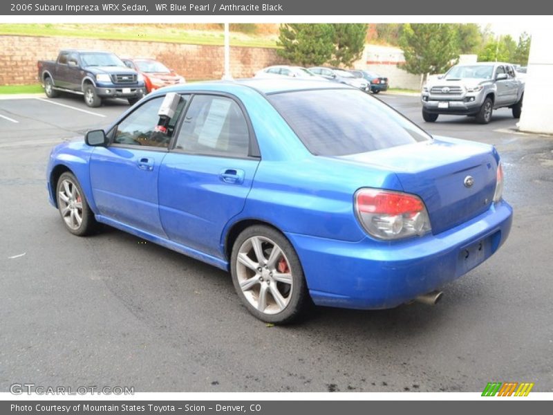 WR Blue Pearl / Anthracite Black 2006 Subaru Impreza WRX Sedan