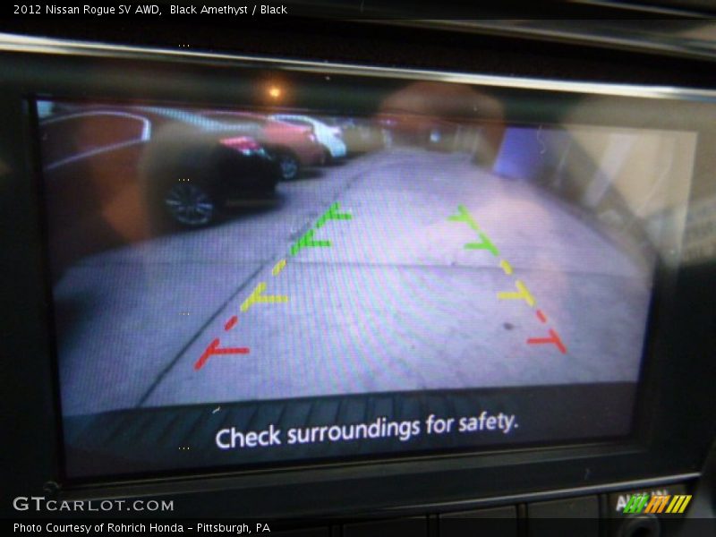 Black Amethyst / Black 2012 Nissan Rogue SV AWD