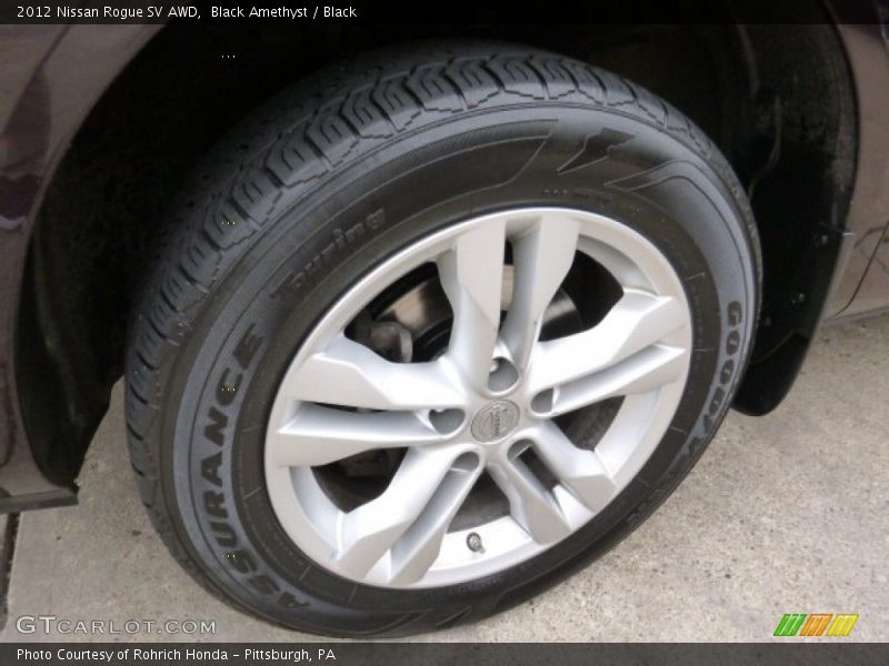 Black Amethyst / Black 2012 Nissan Rogue SV AWD