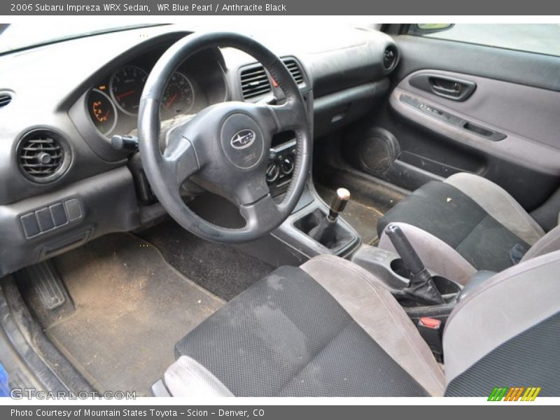 WR Blue Pearl / Anthracite Black 2006 Subaru Impreza WRX Sedan