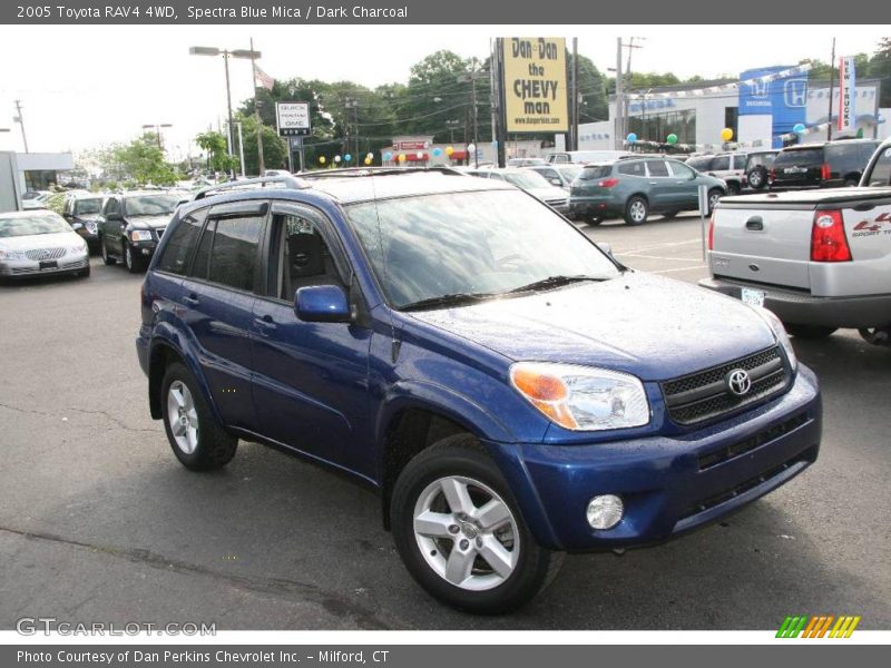 Spectra Blue Mica / Dark Charcoal 2005 Toyota RAV4 4WD