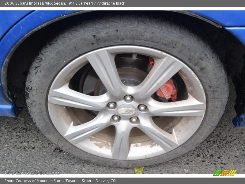 WR Blue Pearl / Anthracite Black 2006 Subaru Impreza WRX Sedan