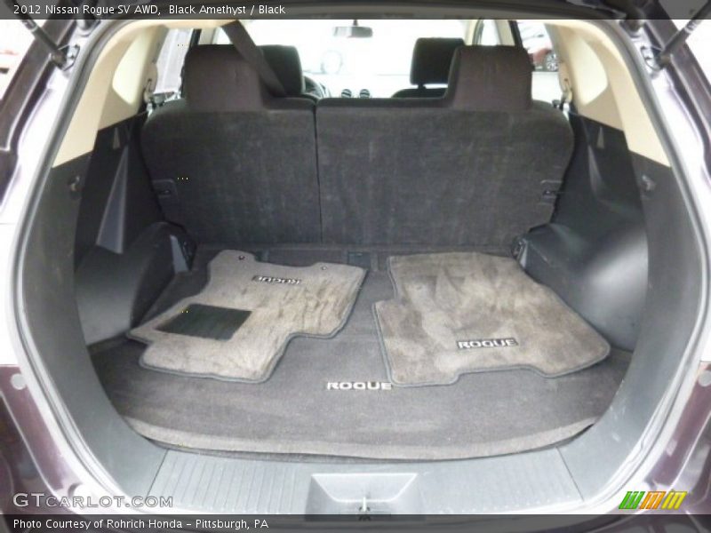 Black Amethyst / Black 2012 Nissan Rogue SV AWD