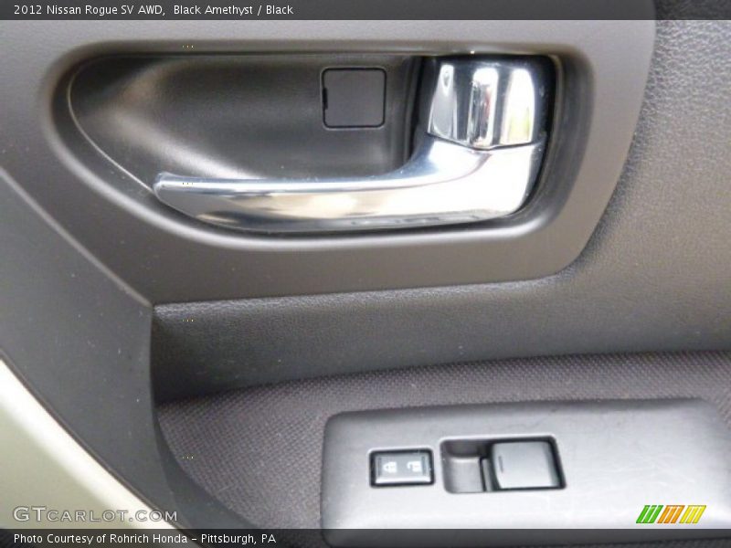 Black Amethyst / Black 2012 Nissan Rogue SV AWD