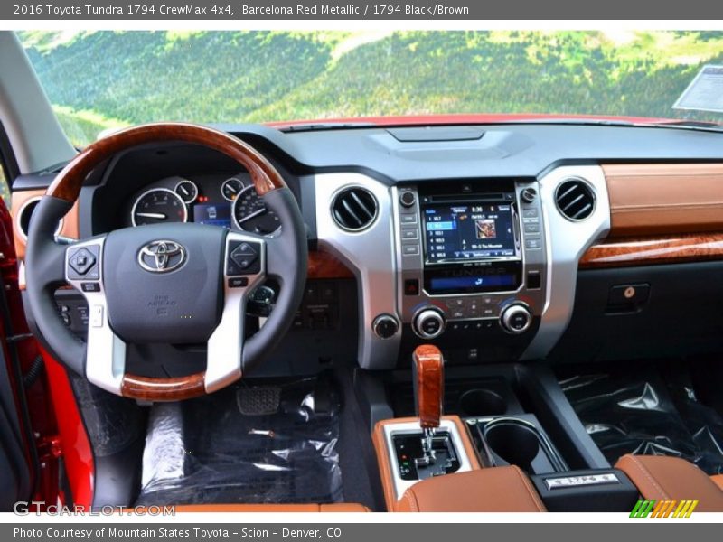 Barcelona Red Metallic / 1794 Black/Brown 2016 Toyota Tundra 1794 CrewMax 4x4