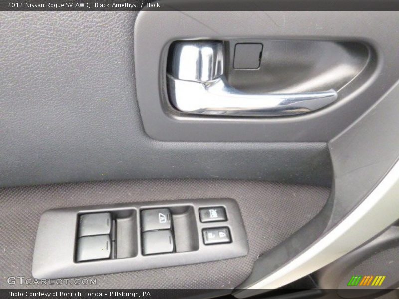 Black Amethyst / Black 2012 Nissan Rogue SV AWD