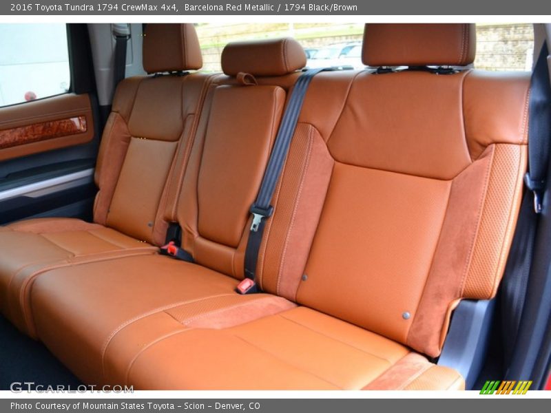 Rear Seat of 2016 Tundra 1794 CrewMax 4x4