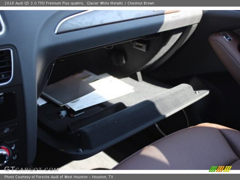 Glacier White Metallic / Chestnut Brown 2016 Audi Q5 3.0 TFSI Premium Plus quattro